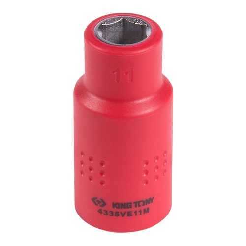 KING TONY (4335VE11M) Головка торцевая диэлектрическая шестигранная 1/2", 11 мм