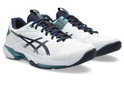Мужские теннисные кроссовки Asics Solution Speed FF 4 - white/midnight
