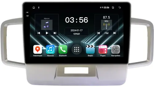 Магнитола для Honda Freed 1, Freed Spike 2008-2016 (планшет сверху) - FarCar S280 монитор 10.36" IPS на Android 13, CarPlay