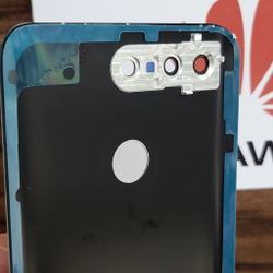 Крышка для Honor View 20 - задняя стеклянная панель "Хорошее качество" (чёрного цвета)