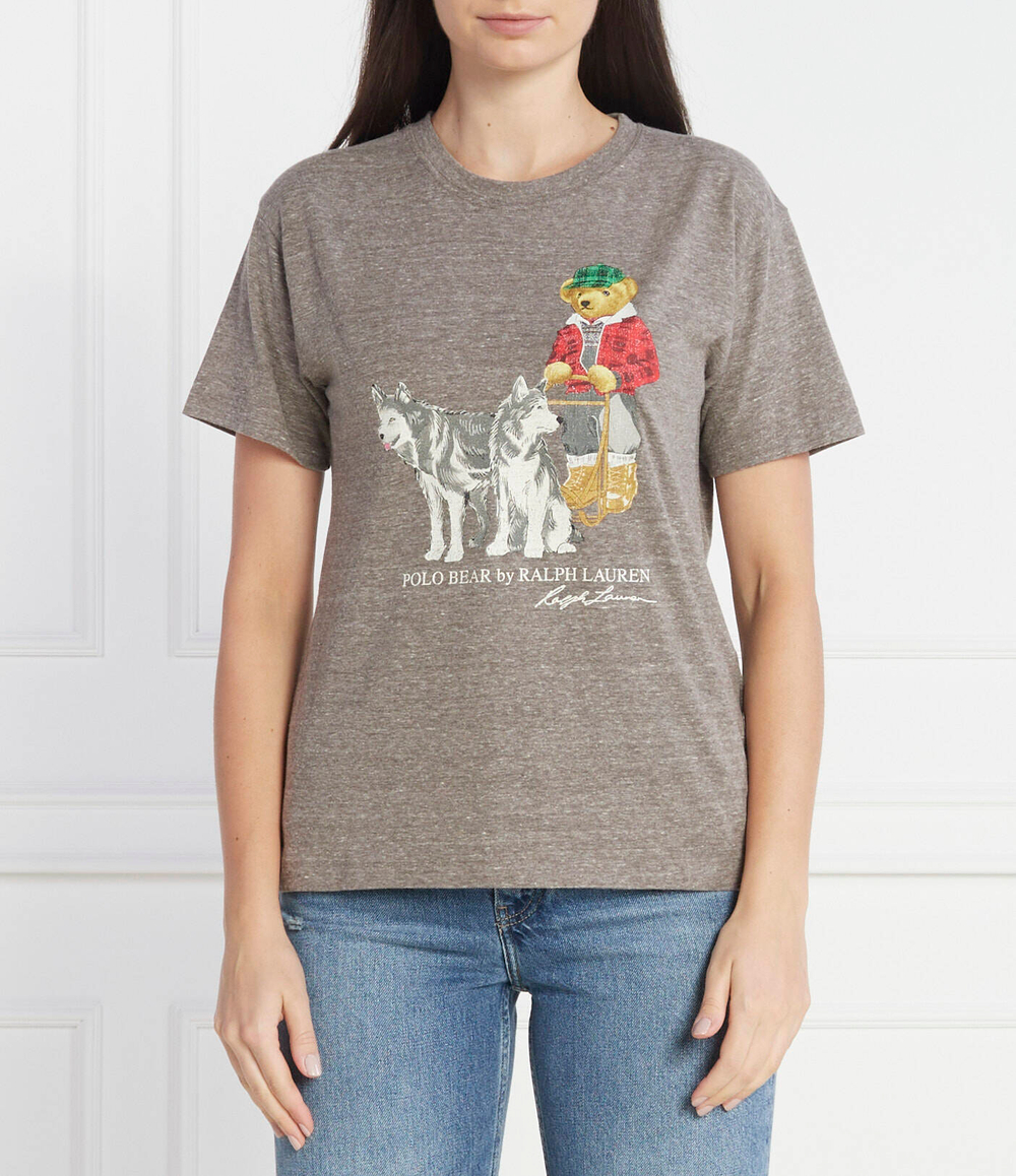 Футболка TRI BLEND POLO RALPH LAUREN - серый(211920620)