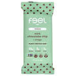 The Feel Bar, Immune, батончики с растительным протеином, со вкусом мяты и шоколадной крошки и чаги, 10 батончиков по 57 г (2 унции)