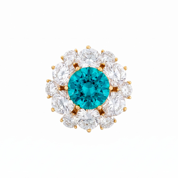 Брошь Fiore Luna Кристалл Zircon+магнит XR12099A5 BL/G
