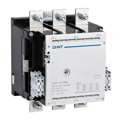 Контактор вакуумный CJX1-820/44K 820А 110В AC/DC 4НО+4НЗ AC-3 CHINT 275699