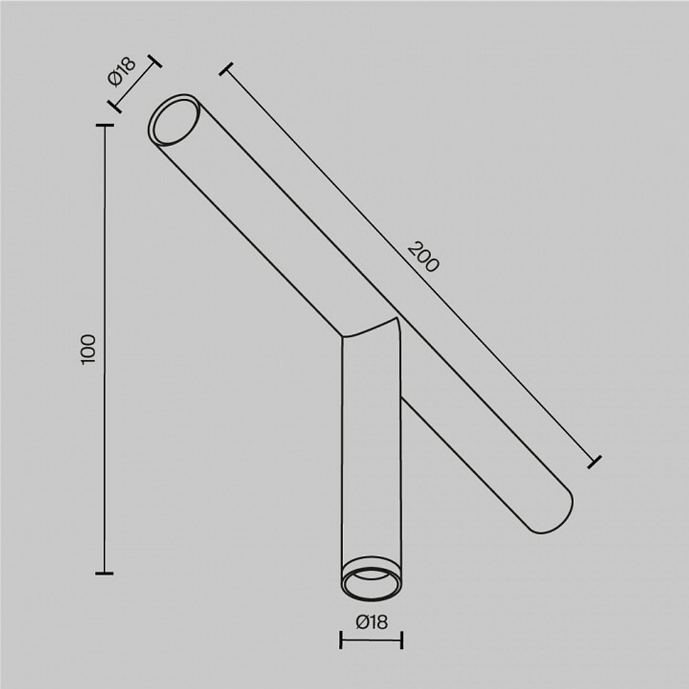 Модульный светильник Maytoni Focus LED C102CL-3W3-6K-BS