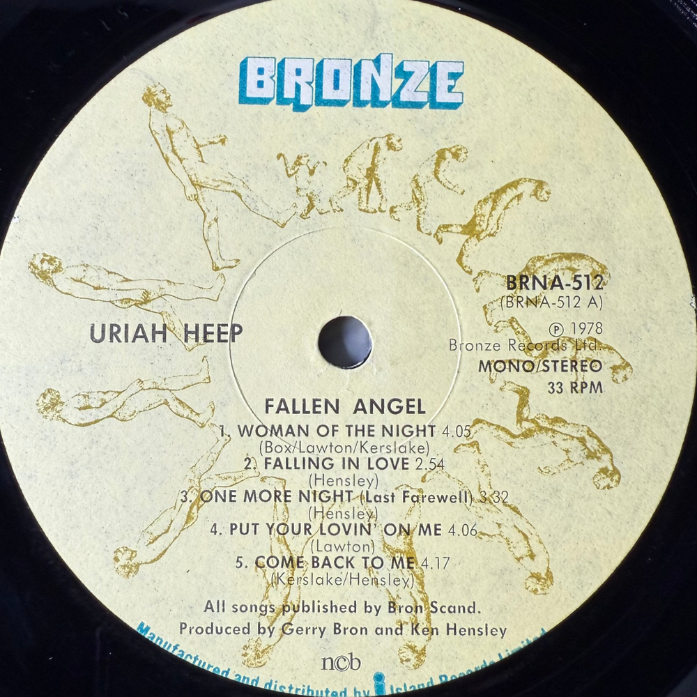 Uriah Heep - Fallen Angel (Скандинавия 1978г.)