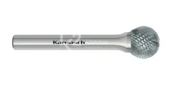 Борфреза твердосплавная Karnasch форма D, 2х1,8х3х38 мм, насечка HP-4, без покрытия, арт. 11.3032-020