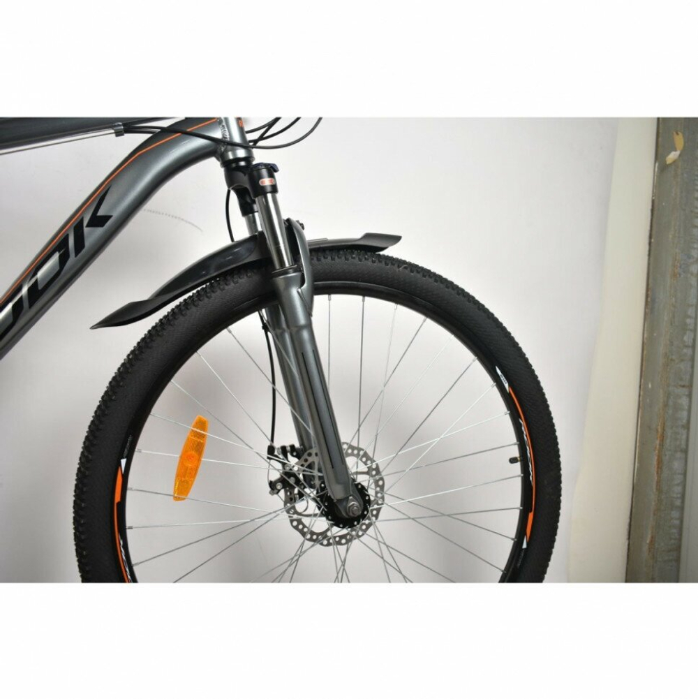 Горный велосипед Rook MA291D 29" (Рама: one size (Рост: 155-185 см), Цвет: серый/оранжевый)