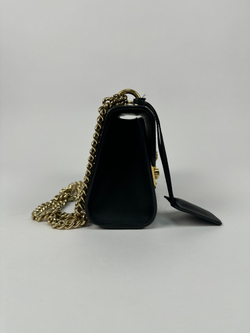 Сумка Gucci Black Leather Small Padlock