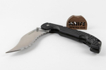 CS_29AXVS Extra Large Voyager Vaquero Serrated - нож склад., рук-ть Griv-EX, серр. клинок AUS10A