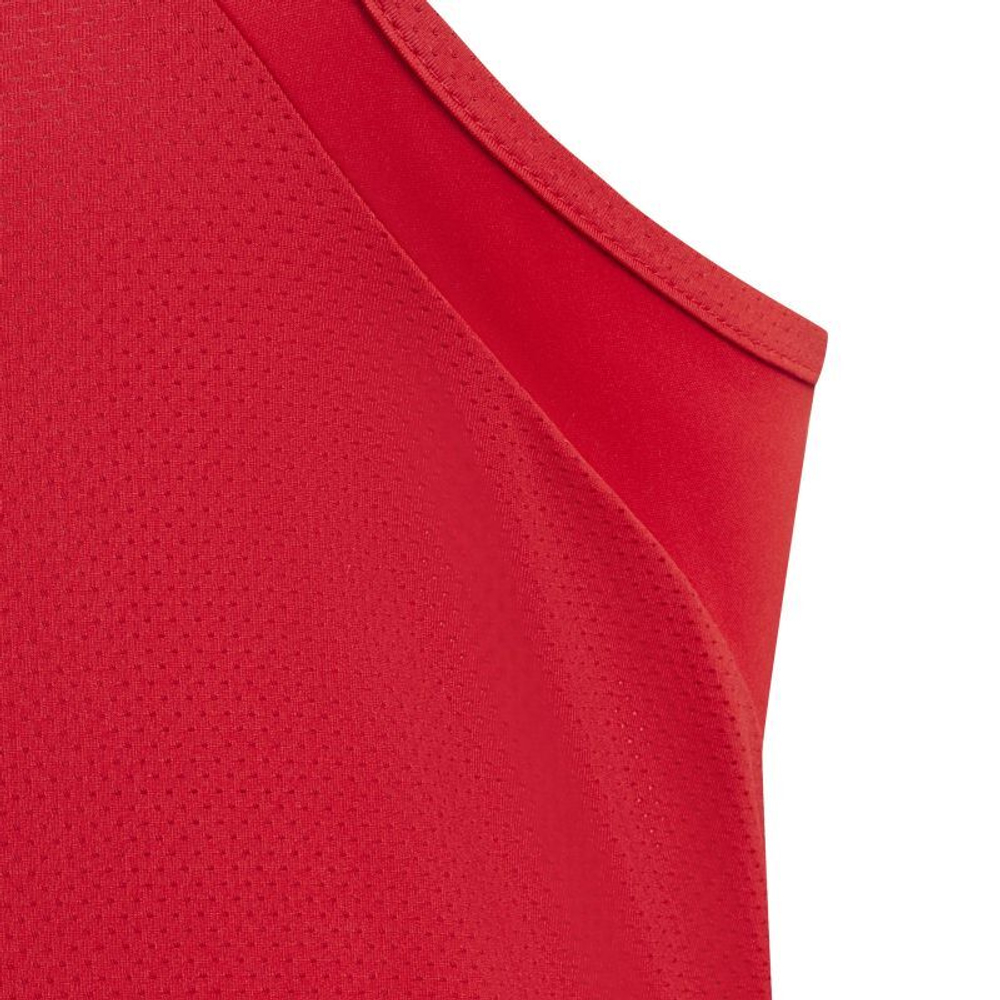 Футболка для девочки теннисная Adidas Club Tank Top - красный