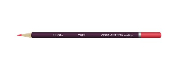Карандаш цветной художественный заточенный, 6 шт, 308 Кармин (Carmine), Vista-Artista Gallery VGCP