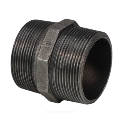 Ниппель прямой чугун Ду 15 (1/2") НР Fittex PLUS