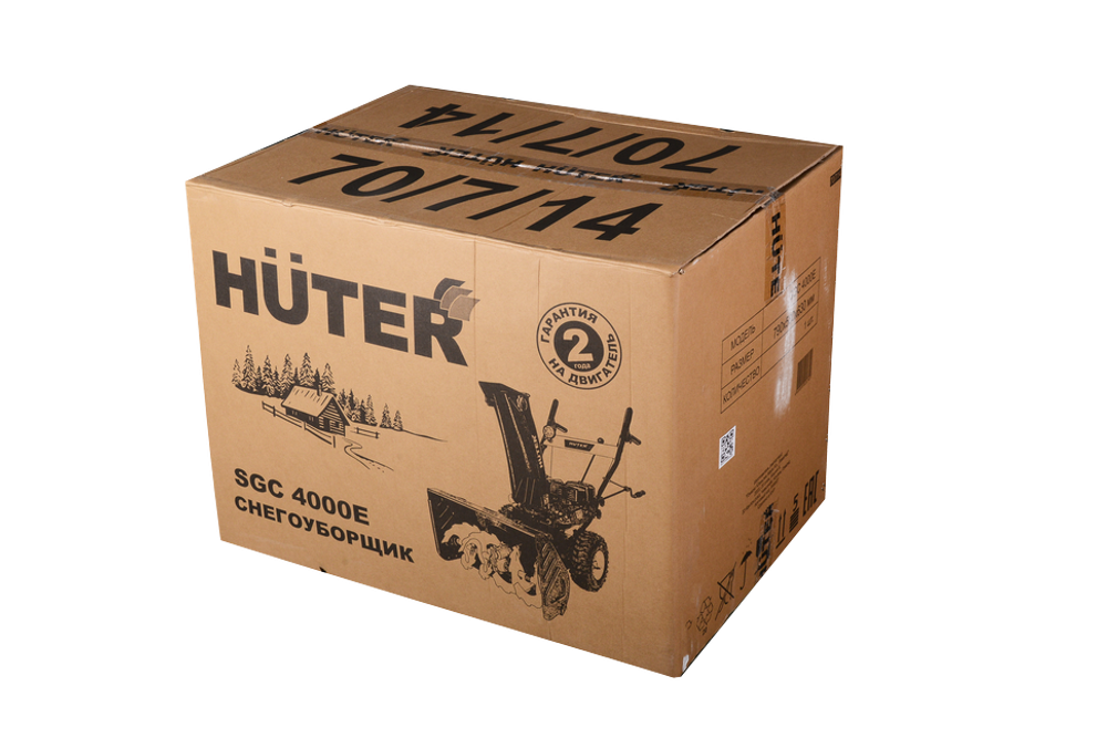 Снегоуборщик бензиновый Huter SGC 4000E