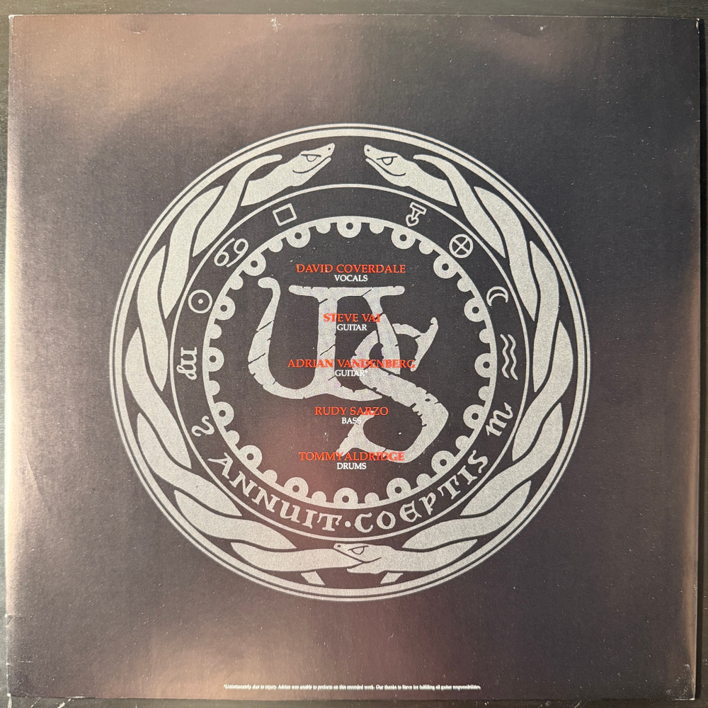 Whitesnake – Slip Of The Tongue (Англия 1989г.) Т