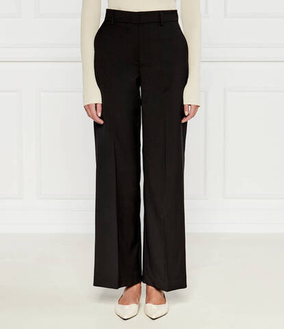 Хлопковые штаны Weekend MaxMara - черный(251360416)
