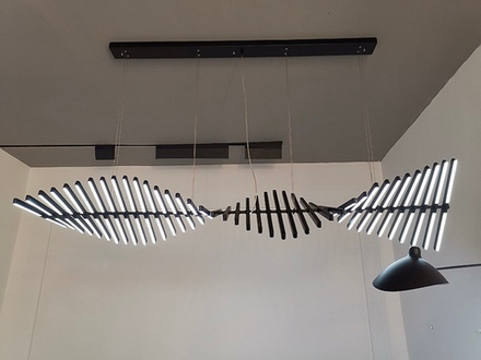 Pendant design lamp Rhythm by Vibia (Black)