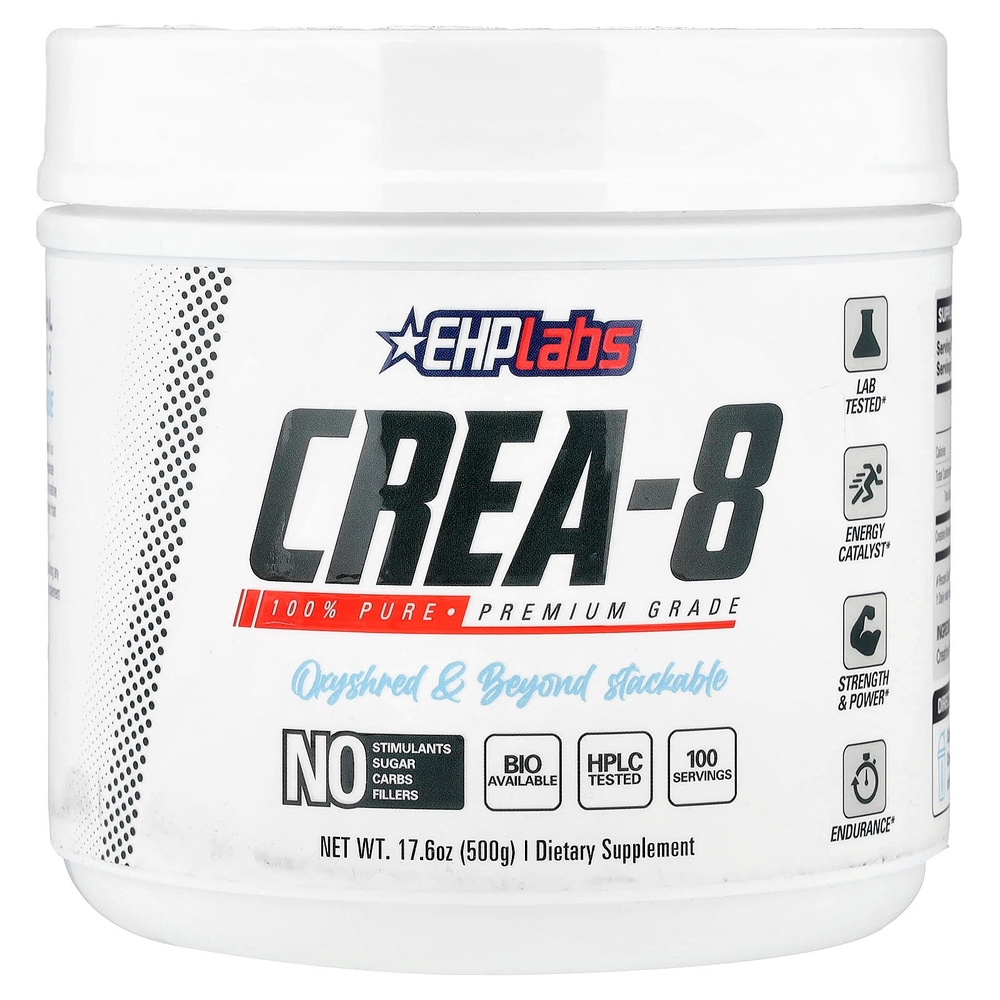 EHPlabs, Crea-8, 500 г (17,6 унции)
