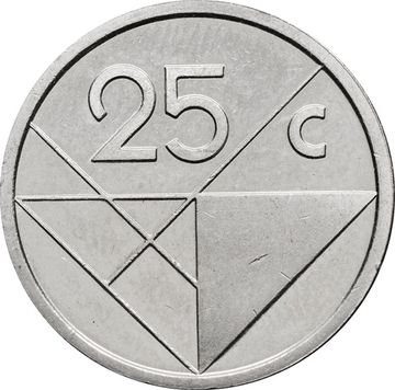 25 центов 1986-2024 Аруба