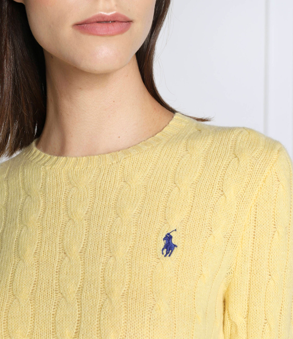 Хлопковый свитер POLO RALPH LAUREN - желтый(211875831)