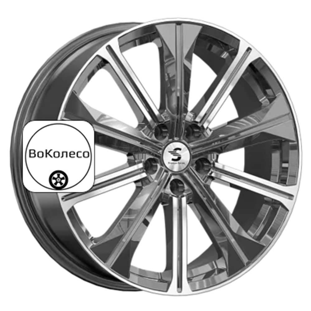 7x19/5x114,3 ET40 D66,6 КР013 (Haval Dargo) Diamond Gloss Graphite (4210917) Premium Series