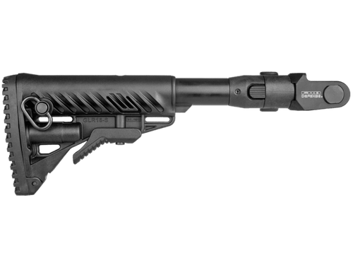 Складной телескопический приклад GL-CORE для АКМС, чёрный, Fab Defense