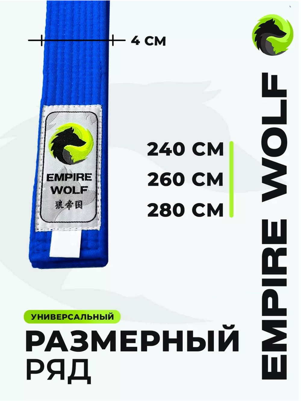 Синий пояс для единоборств 280