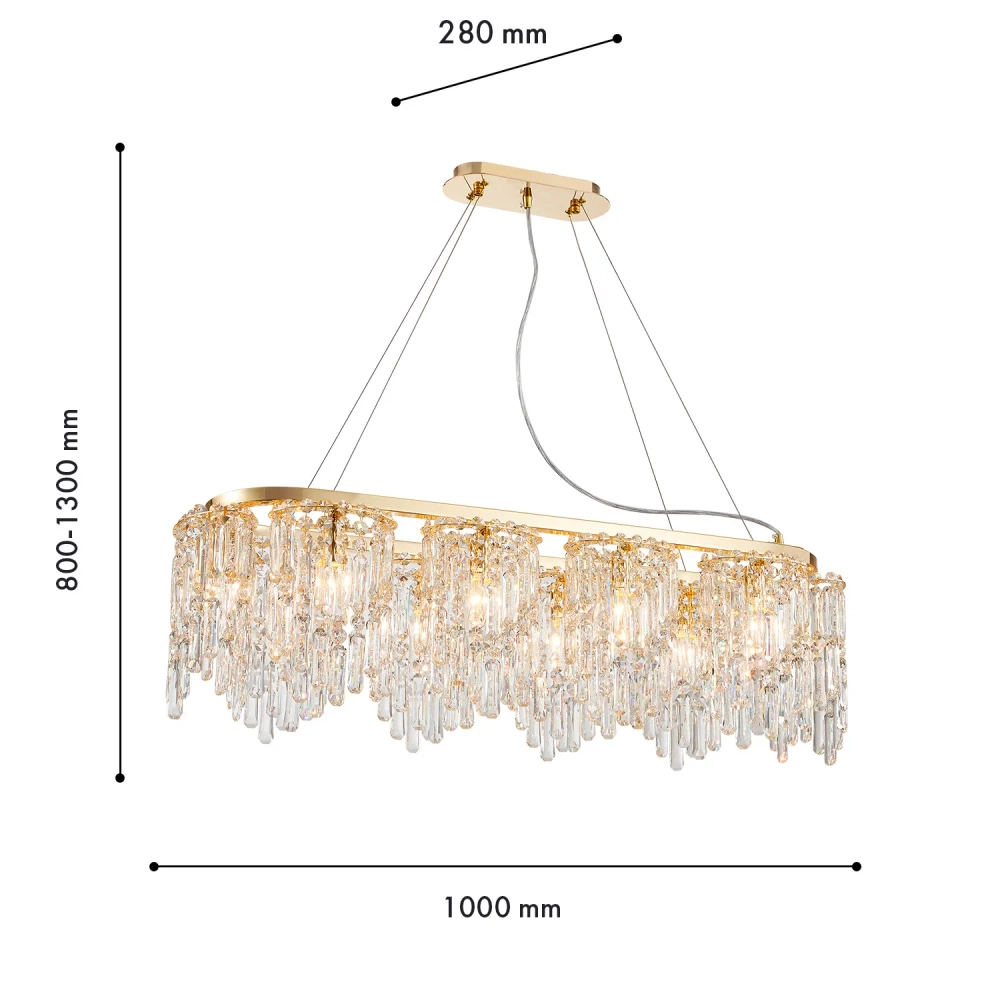 Подвесная люстра 4724-10P Diadem