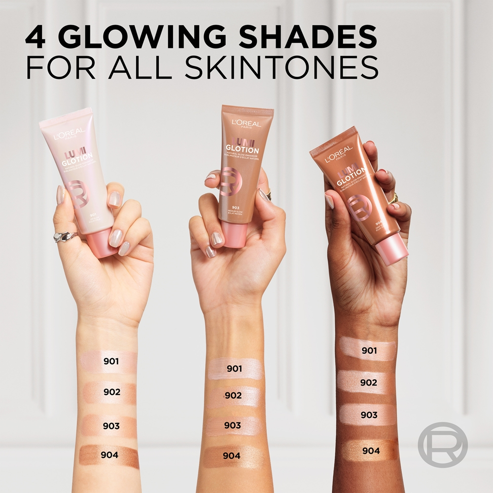L’Oreal Paris Lumi Glotion - Кремовый осветляющий увлажняющий хайлайтер оттенок 903 Medium Glow, 40 ml