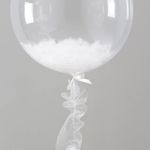 Шар (18"/46 см) Сфера 3D, Deco Bubble, Прозрачный