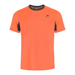 Мужское теннисное поло HEAD Slice T-Shirt Men - Orange, Dark Blue