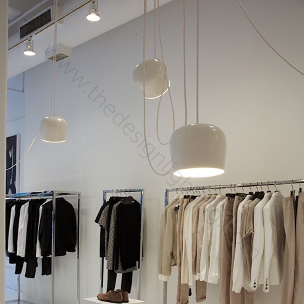 Pendant design lamp  AIM by Flos (4 lampshade ,  White)