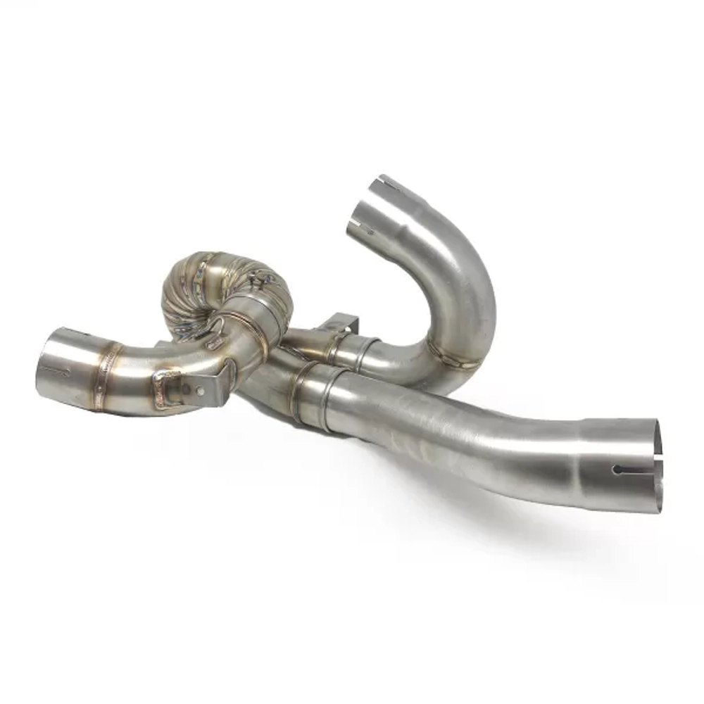 80036 LEOVINCE STEEL DEKAT RACING LINK PIPE E5 (MTS V4)
