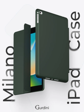 Чехол книжка для iPad 7/8/9 (10,2")/ Pro (10,5") Gurdini Milano Series Pine Green