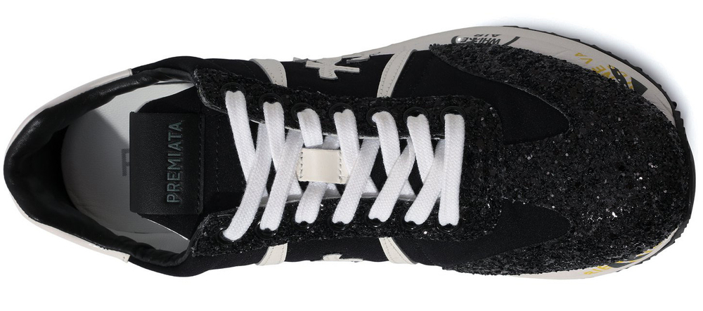 Premiata Conny Черные с белым