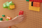 Основание для крепление конструктора к STEM-стене Masterkidz (набор из 4 частей)