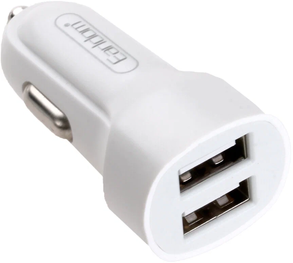 Блок питания автомобильный 2USB Earldom ES-126M, 2100mAh. кабель micro