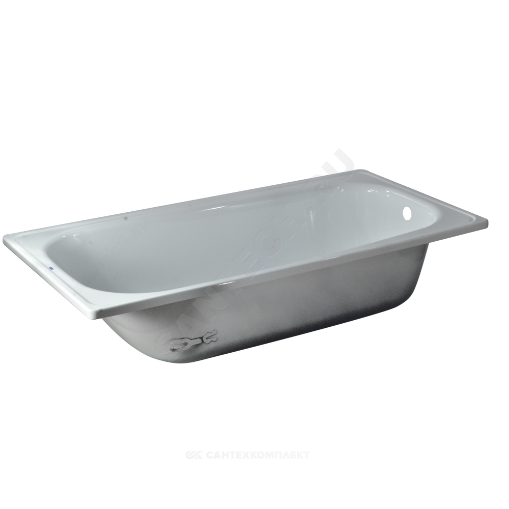 Ванна стальная Classic 170х75см в/к ножки White Wave (Караганда)