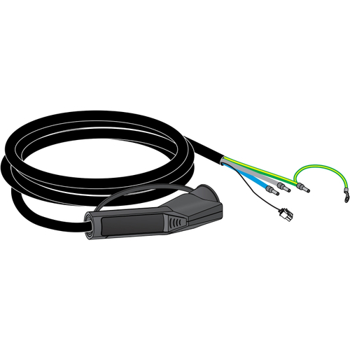 Присоединенный кабель EVlink T2, 32 А, трехфазный (EVP2CNS323C4)