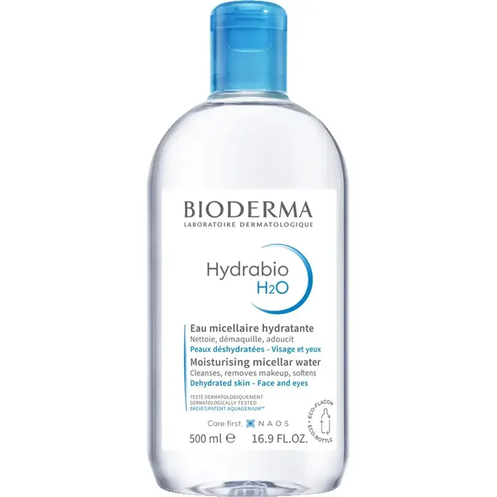 Мицеллярная вода для лица для обезвоженной кожи Bioderma Hydrabio H2O 500 мл