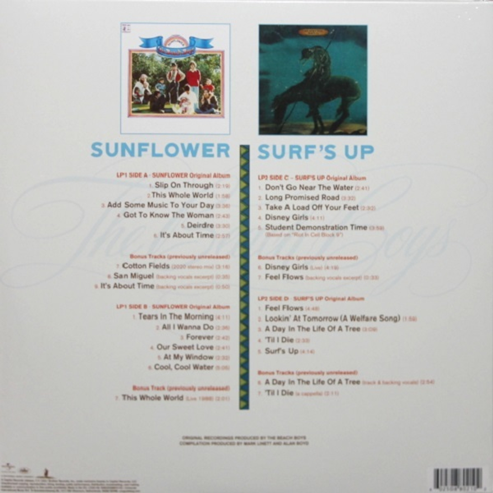 The Beach Boys / Feel Flows - The Sunflower & Surf’s Up Sessions 1969-1971 (2LP)