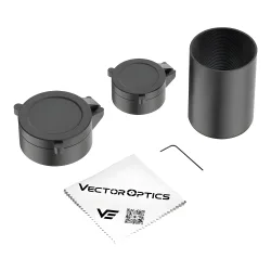 Оптический прицел Vector Optics HUGO 6-24x50 (SCOL-31) - комплектация: крышки, бленда, салфетка, ключ