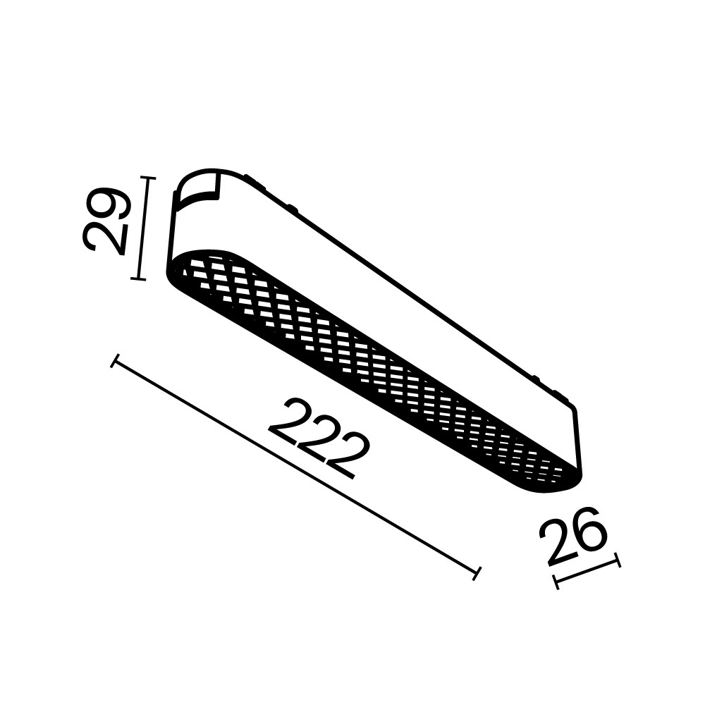 Трековый светильник Technical TR084-1-12W3K-W