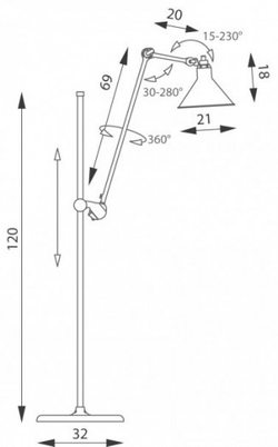 торшер G. LAMP  S 215