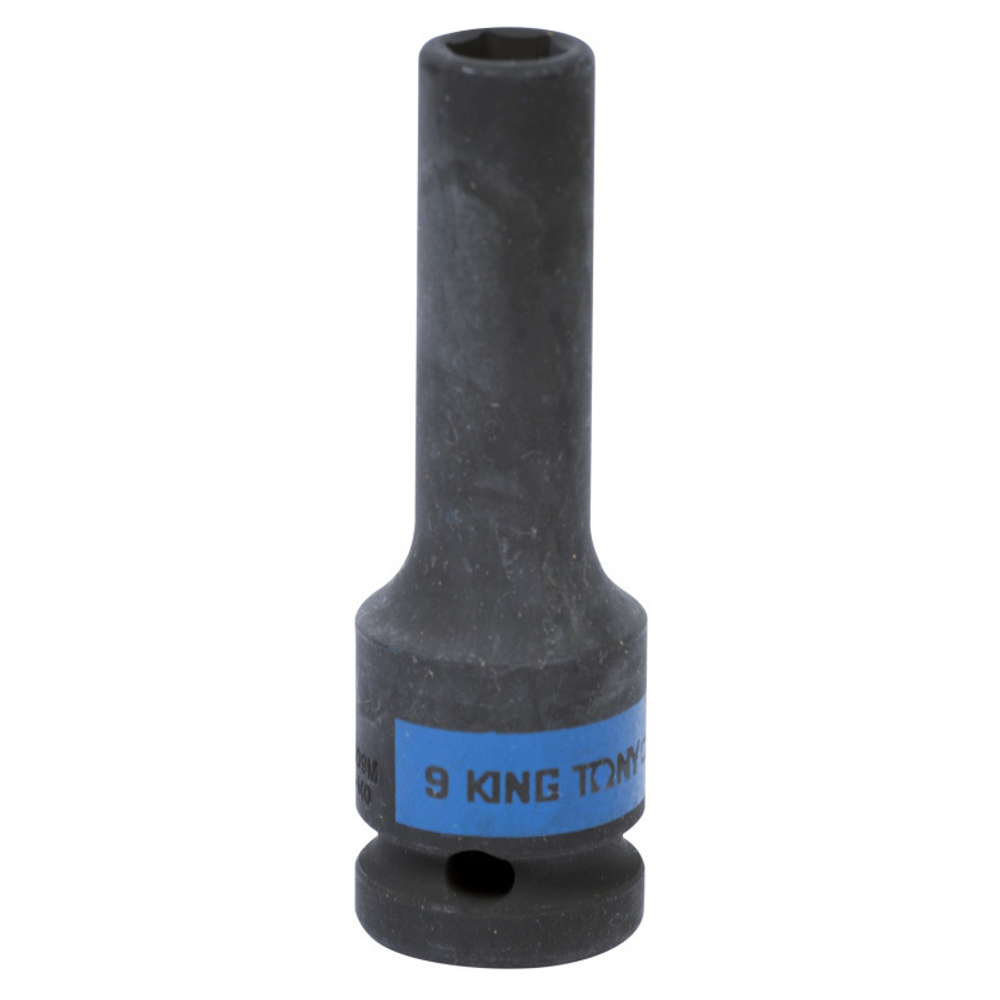 KING TONY (443509M) Головка торцевая ударная глубокая шестигранная 1/2", 9 мм