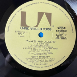 Винтажная виниловая пластинка LP Gerry Rafferty Snakes And Ladders (Japan 1980) (Obi)