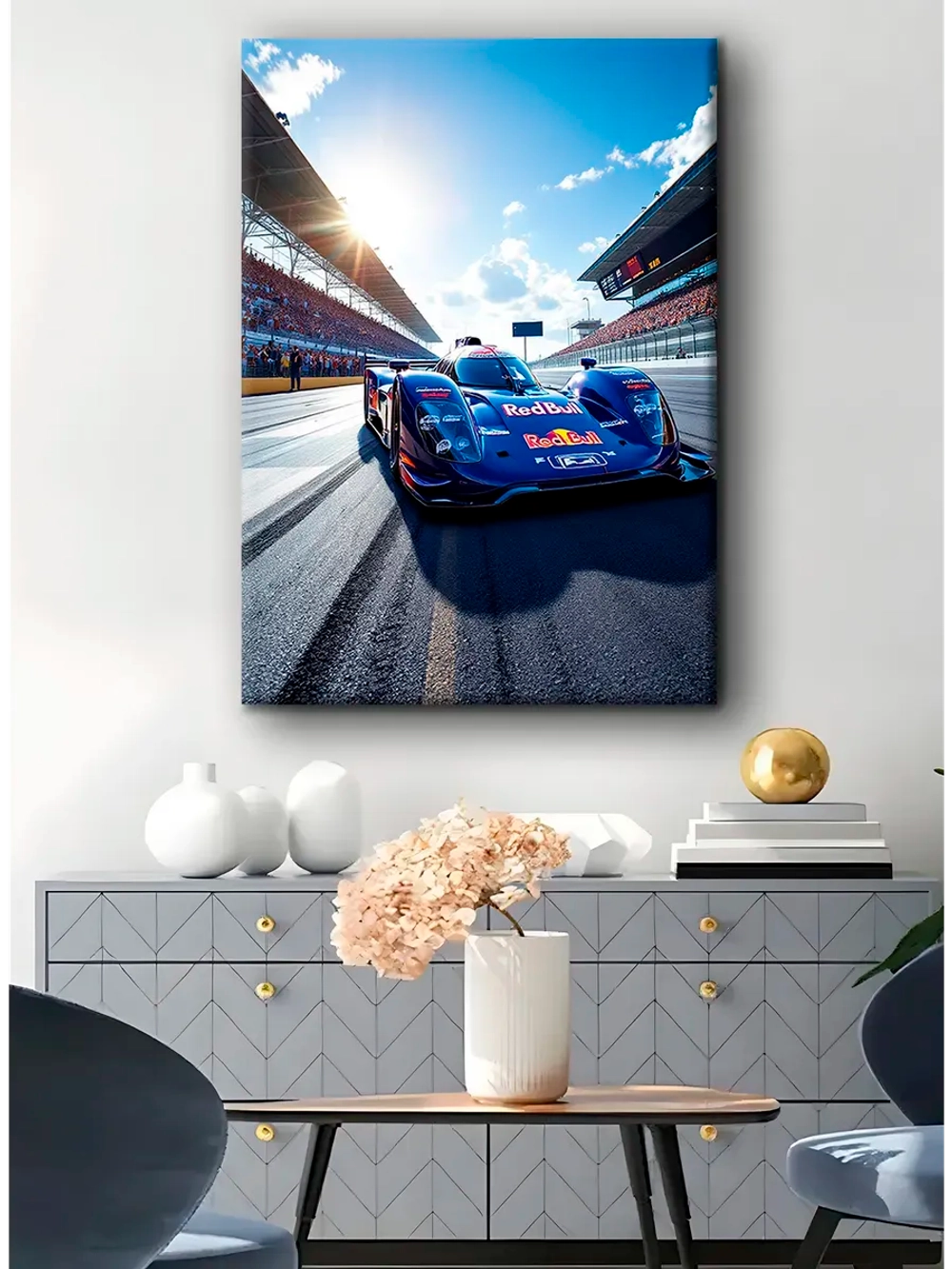 Картина Toyota ts040 hybrid, для интерьера 30х40см 1шт.