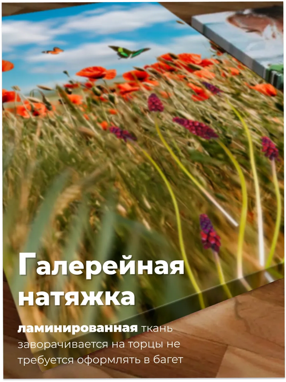 Картина Алые сияния модульная 50x70см 3шт.