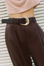 ШИРОКИЕ АТЛАСНЫЕ БРЮКИ С РЕМНЕМ — ZARA