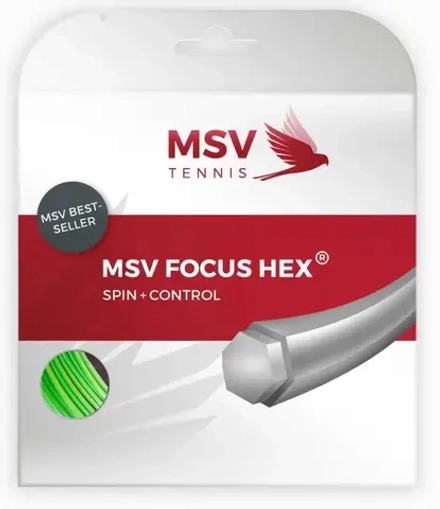 Струны теннисные MSV Focus Hex (12 m) - green